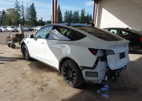 2021 Tesla Model Y Long Range Dual Motor All-Wheel Drive из США, поврежденный, VIN 5YJYGDEE6MF138868